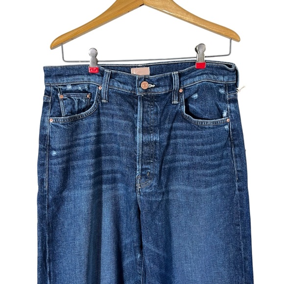 MOTHER The Curbside Flood Wide Straight Leg Jean In Yee Haw - Picture 5 of 16